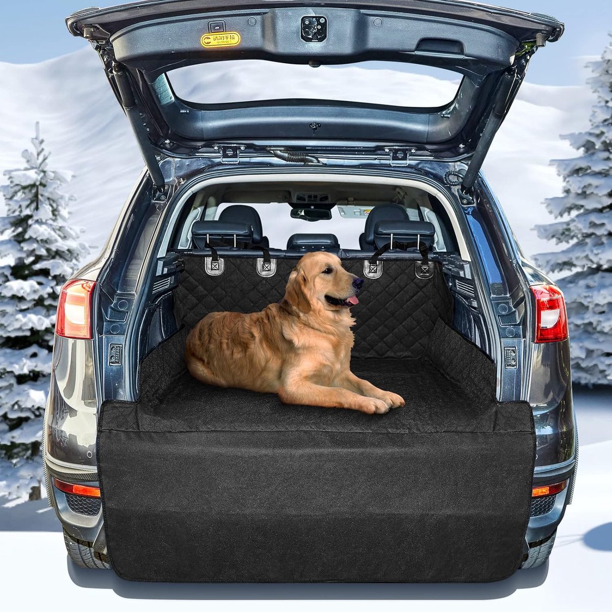 Candala SUV Cargo Liner voor honden,Waterdichte kofferbak stoelhoes voor huisdier,Universele pasvorm beschermer voor auto Jeep Truck