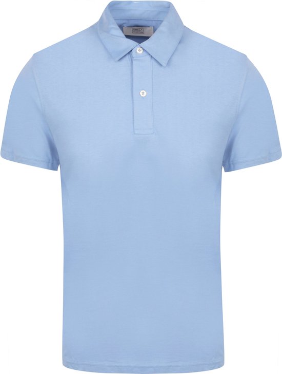 King Essentials The James Poloshirt Mid Blauw - Maat XL - Heren - Polo shirt Heren met Korte mouw