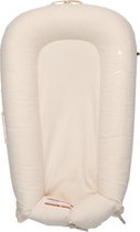 DockAtot Deluxe+ Zand Beige Chambray 2023 - babynestje - ademend materiaal - 0 tot 8 maanden