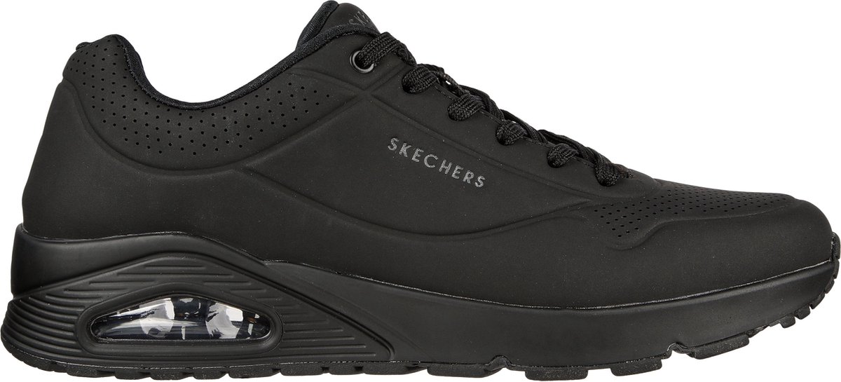 Skechers Uno - Stand On Air - Heren Sneakers - Zwart