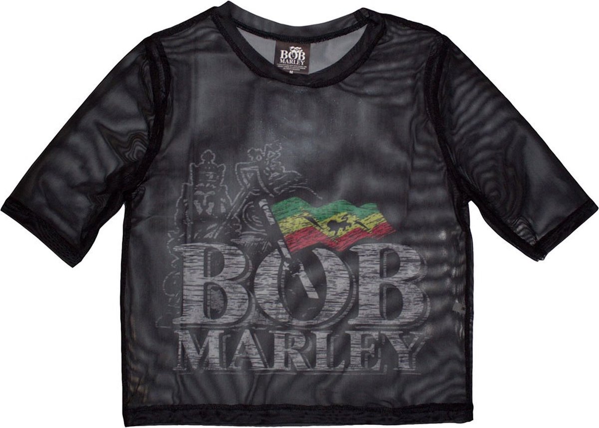 Bob Marley - Logo Crop top - XS - Zwart