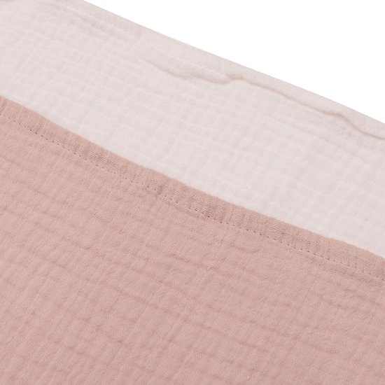 Jollein Hydrofiele Doek Small - 70x70cm - Wild Rose/Ivory - 4pack van Jollein — afbeelding 2