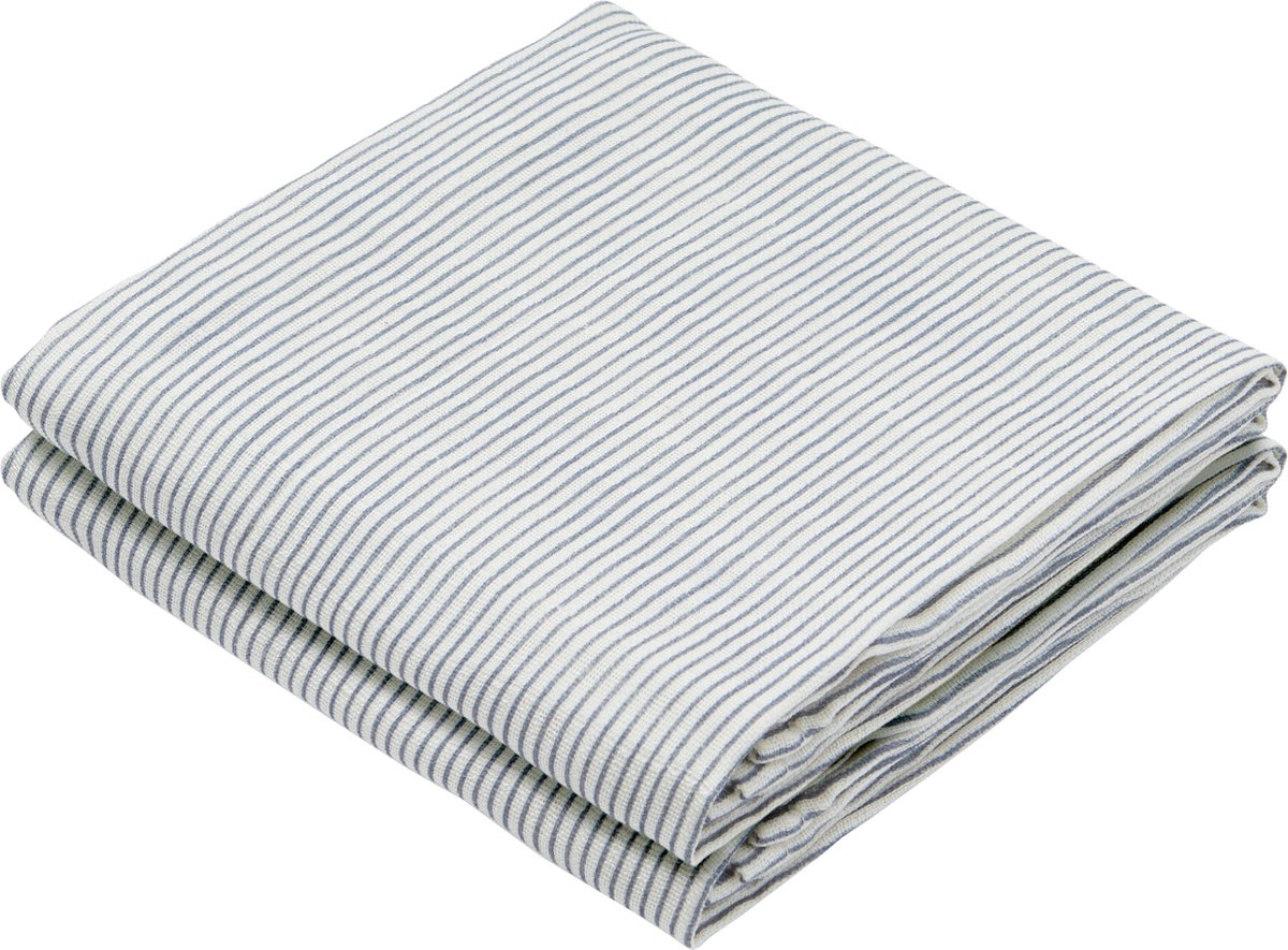 Cam Cam Copenhagen Classic Stripes Hydrofiel Luiers - 2 Stuks - Blue