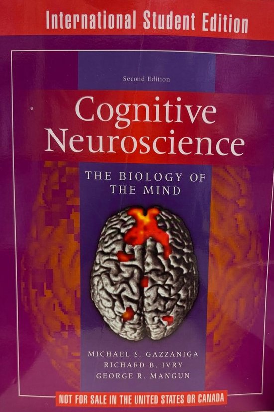Cognitive Neuroscience - cover