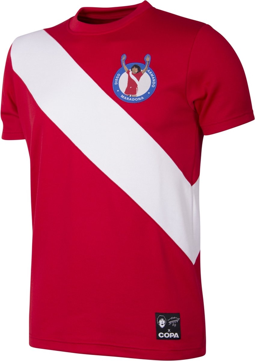 COPA - Maradona Argentinos Juniors 1976 Retro Voetbalshirt - Heren - M