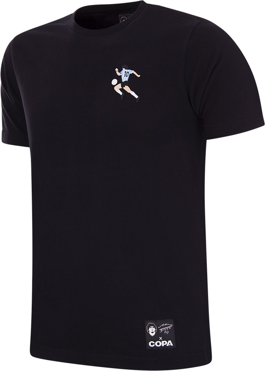 COPA - Maradona Argentina Embroidery T-Shirt - Heren - Zwart - S