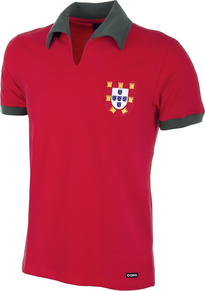 COPA - Portugal 1972 Retro Voetbalshirt - Mannen - Rood - L