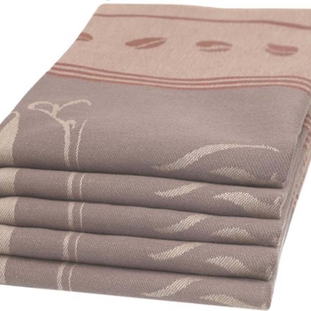 Set van 5 theedoeken 50 x 70 cm in verschillende kleuren