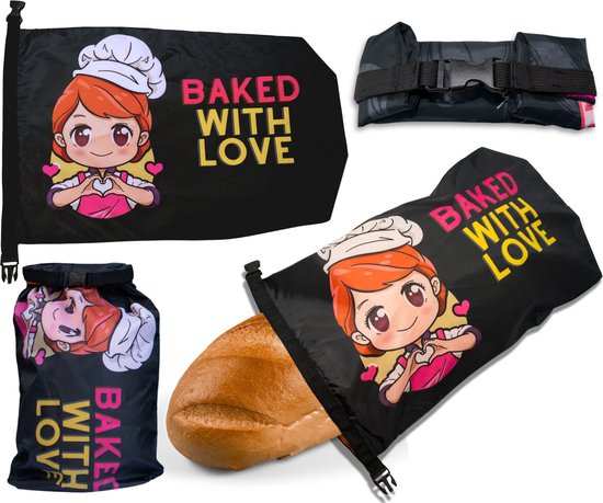 Fitualine Réutilisable- Eco-Friendly-Bread Bag-Durable-Respectueux de l’environnement - Cuit avec amour LADY
