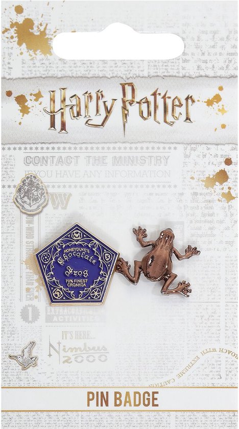 The Carat Shop - Harry Potter - Chocoladekikker en Doos - Speldbadge