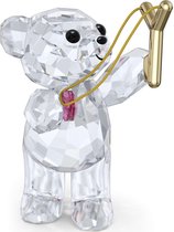Swarovski Kris Beer Sending You Love 5691182 | Swarovski beeldje goudkleurig | Swarovski-kristal, symbool van liefde en genegenheid, cadeau