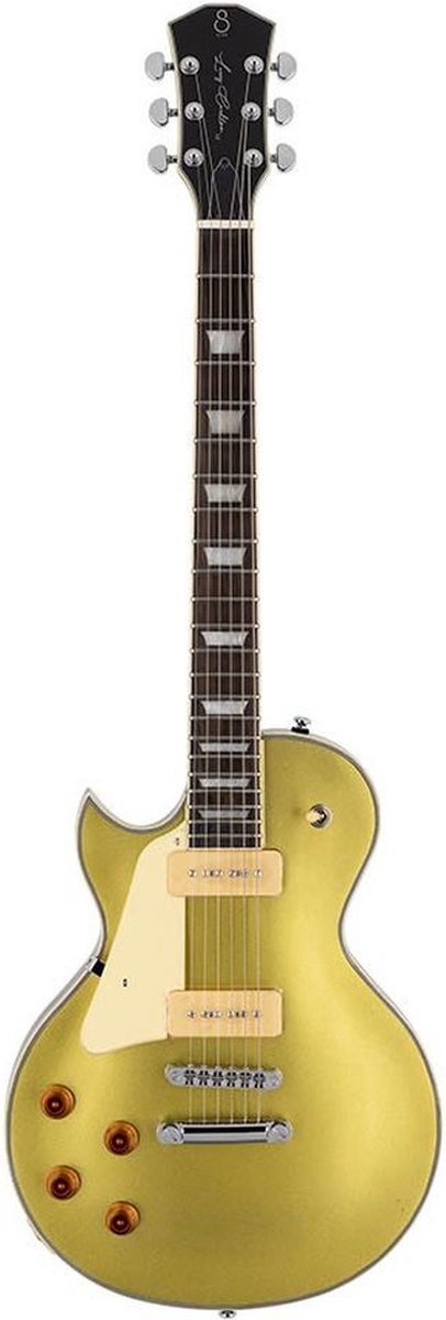 Sire Guitars L7VL/GT Linkshandige elektrische gitaar L-stijl met P90s goldtop