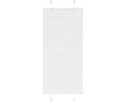 vidaXL - Plissé - rolgordijn - 65x150 - cm - stofbreedte - 64,4 - cm - polyester - wit