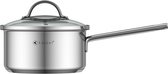 Bol.com Kassel Alice – steelpan met deksel - Ø 16 cm – RVS aanbieding
