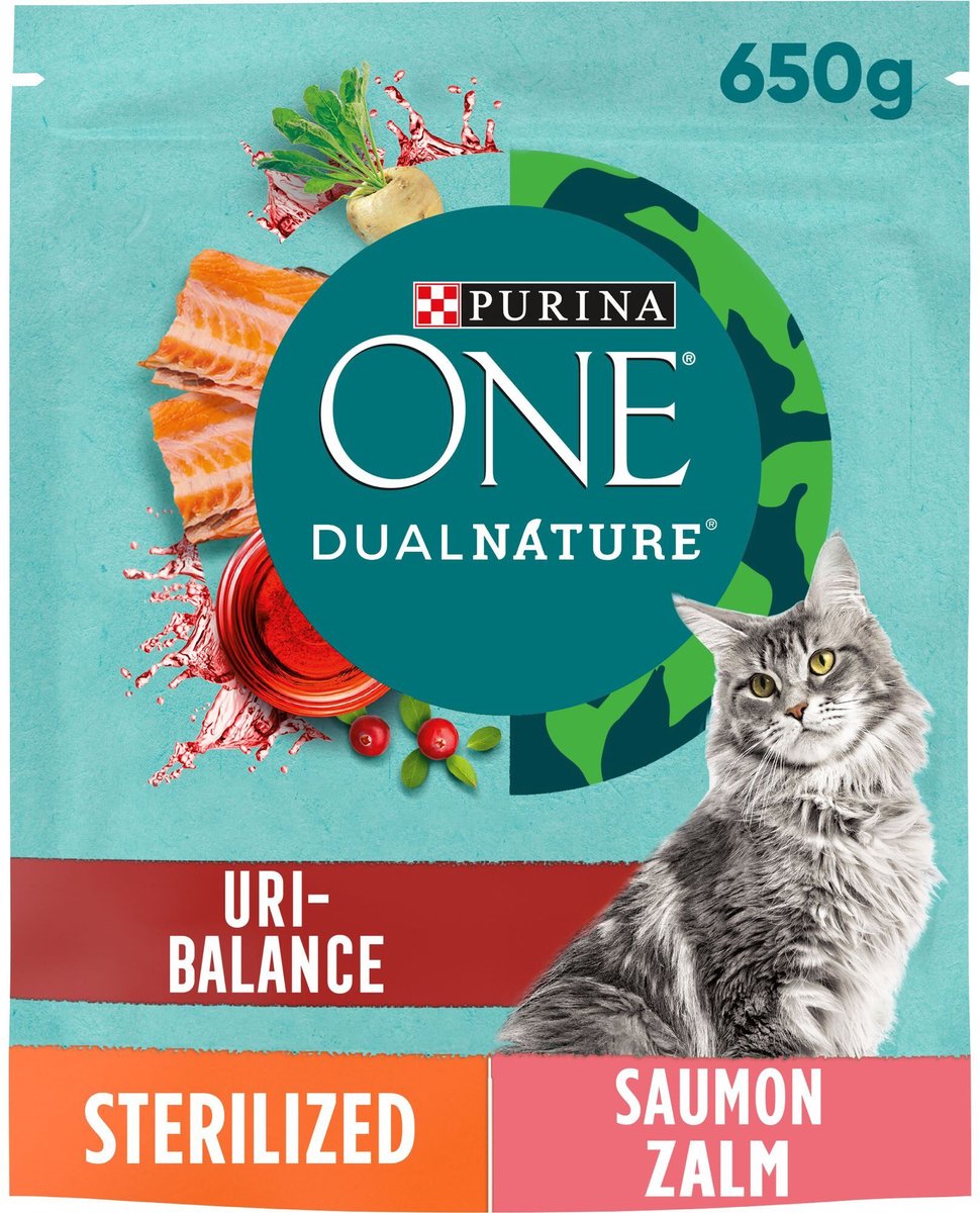 Purina ONE DUAL NATURE 8x 650G STERILISED CRANBERRY