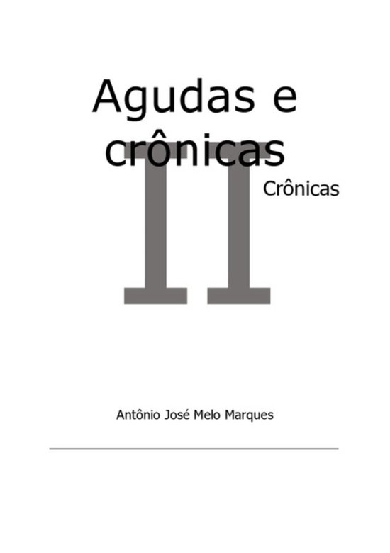 Agudas E Crônicas Ii - cover
