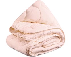 Decoware Dekbed zonder overtrek - solid color - roze - lits-jumeaux - 240x220 cm