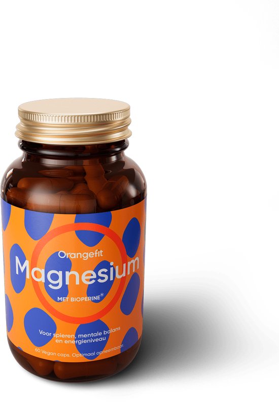 Orangefit Magnesium - 60 tabletten - Magnesium bisglycinaat