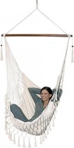 Braziliaanse Hangmat Schommelstoel - 120 kg - Wit - Viking Choice