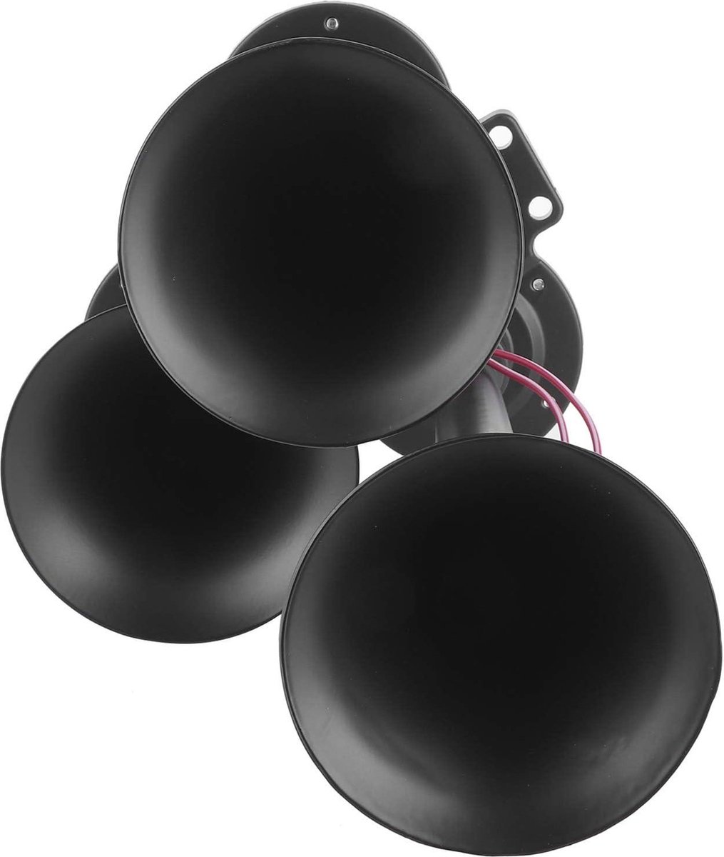 LATRAT 2 Stks Super Luid Trein Hoorn 300dB Luchthoorn 12 V Raging Sound Elektrische Slak voor Auto Motorfiets Fiets
