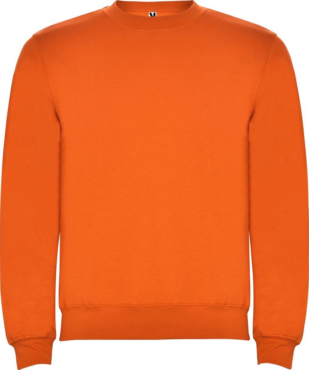Oranje kinder unisex OEKO TEX sweater Classica merk Roly 6 jaar 110-116