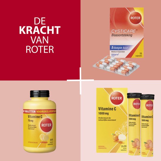 Roter Cysticare - Behandelkuur blaasontsteking - 15 tabletten