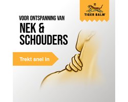 Tiger Balm Neck & Shoulder Rub - Ontspanning van vermoeide en gespannen spieren in nek en schouders - De lichte massage bij het aanbrengen ontspant de spieren - 50 gram