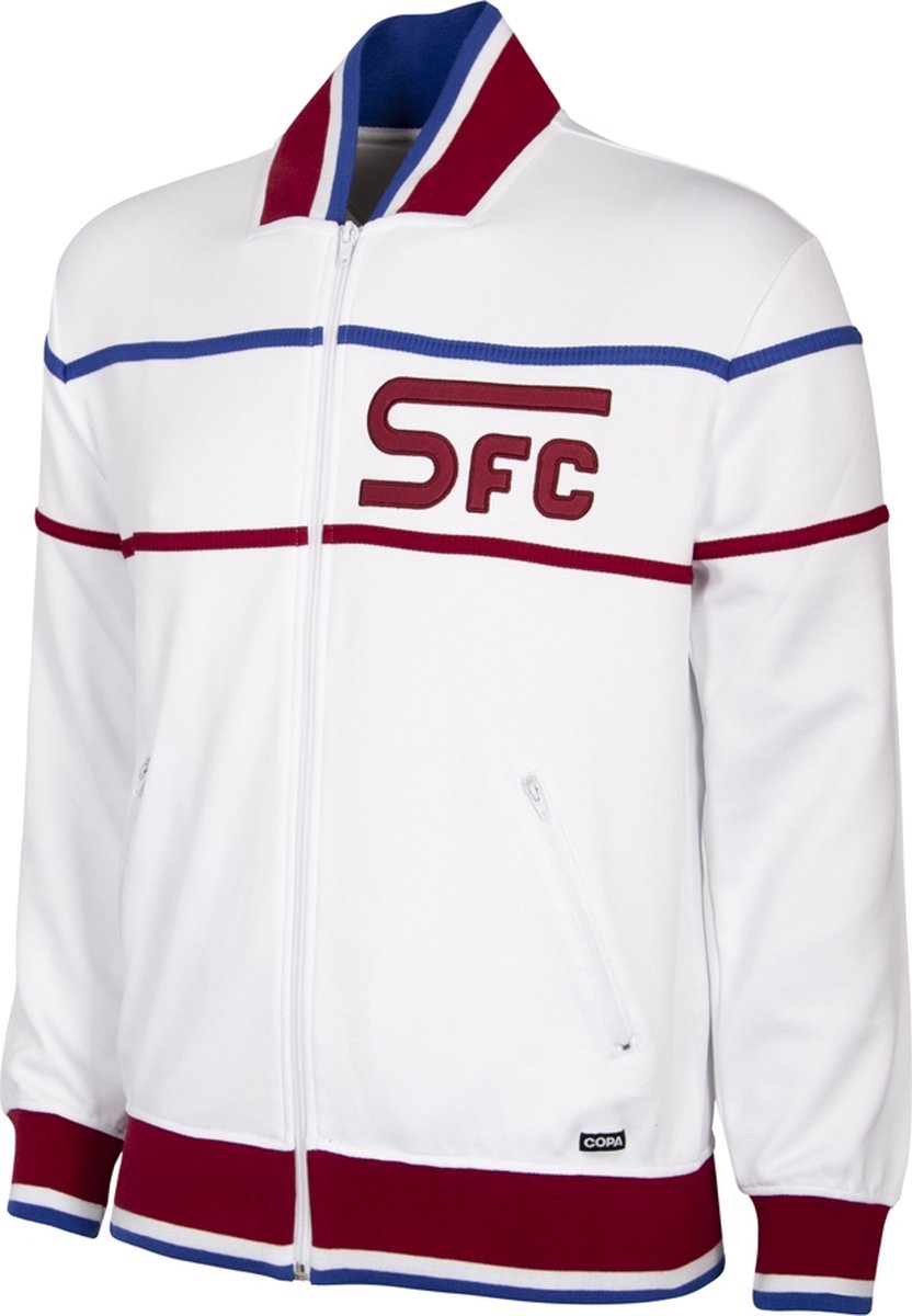 COPA - Servette FC 1979/80 Retro Voetbalvest - Heren - Wit - M