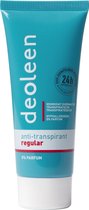 Bol.com Deoleen Anti-transpirant - Crème Regular - Voorkomt overmatige transpiratie en transpiratiegeur - 24 uur effectief - 0% ... aanbieding
