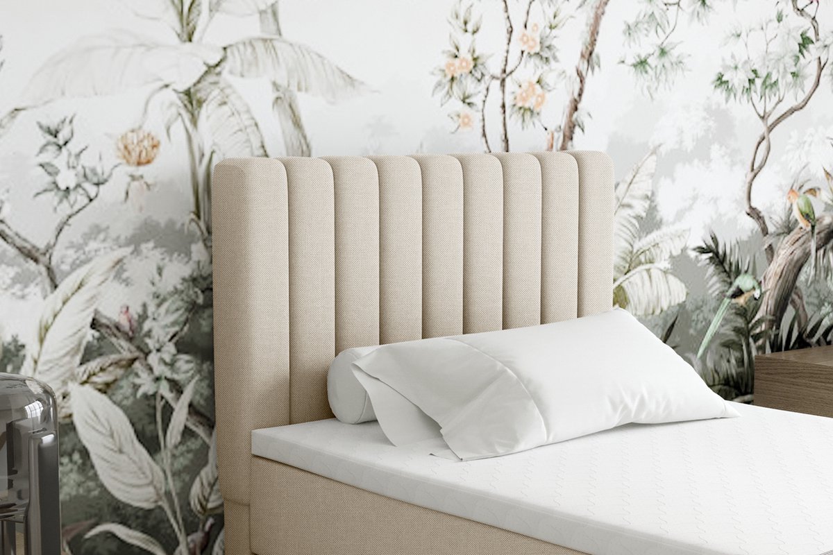 Boxspring Everest 90 x 200 cm tweepersoons met hoogwaardige - afbeelding 2