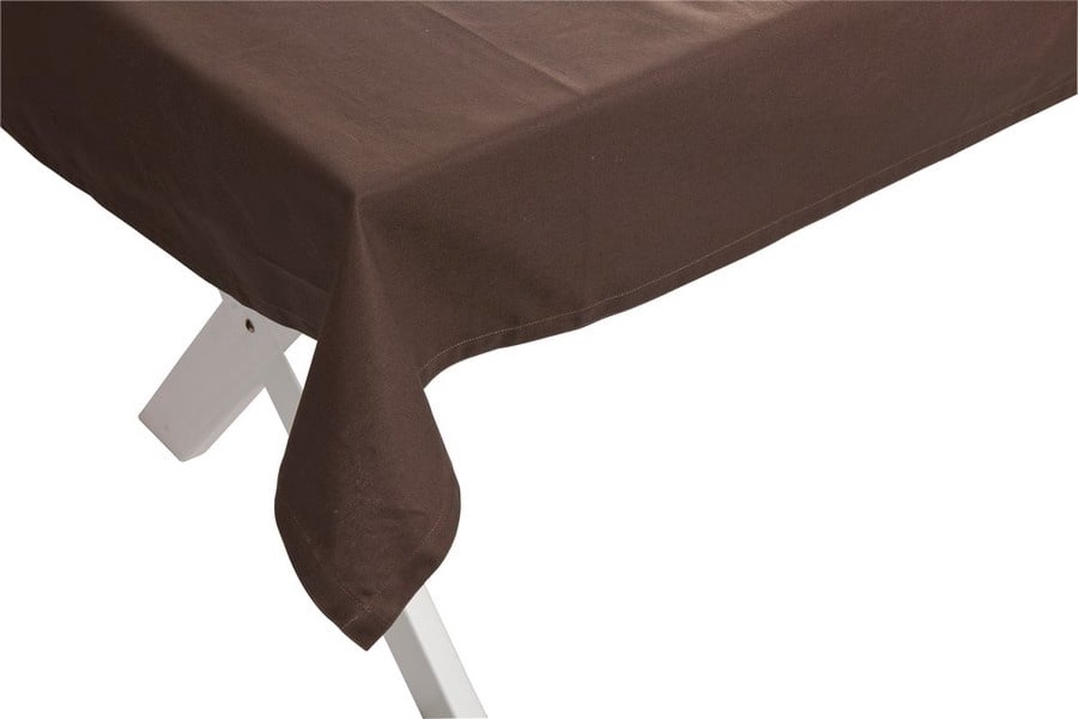 Sollana Tafelkleed Textiel chocolate 140x220cm