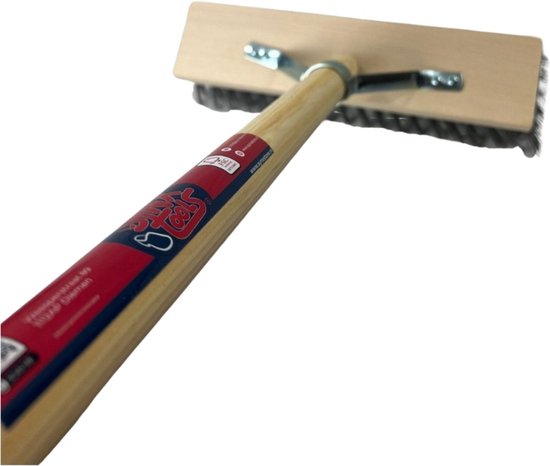 Synx Tools Rechte Schoffel 18 cm + Staaldraad Bezem - 160cm Staal Met Handvat - Schoffel - Staaldraad van Synx Tools — afbeelding 4