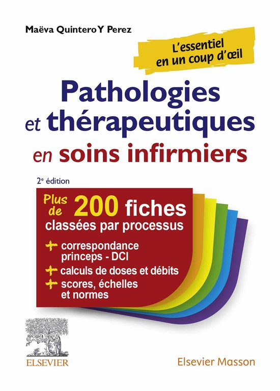 Pathologies et thérapeutiques en soins infirmiers - cover