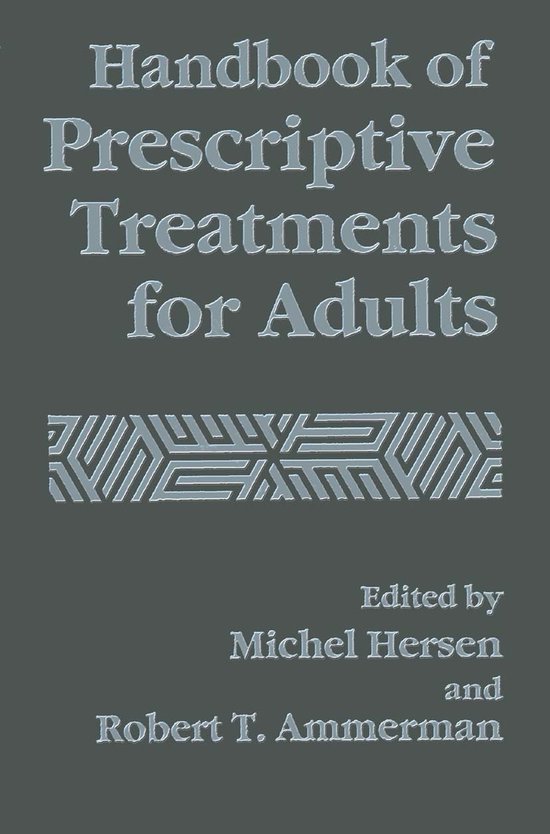 Handbook of Prescriptive Treatments for Adults - cover