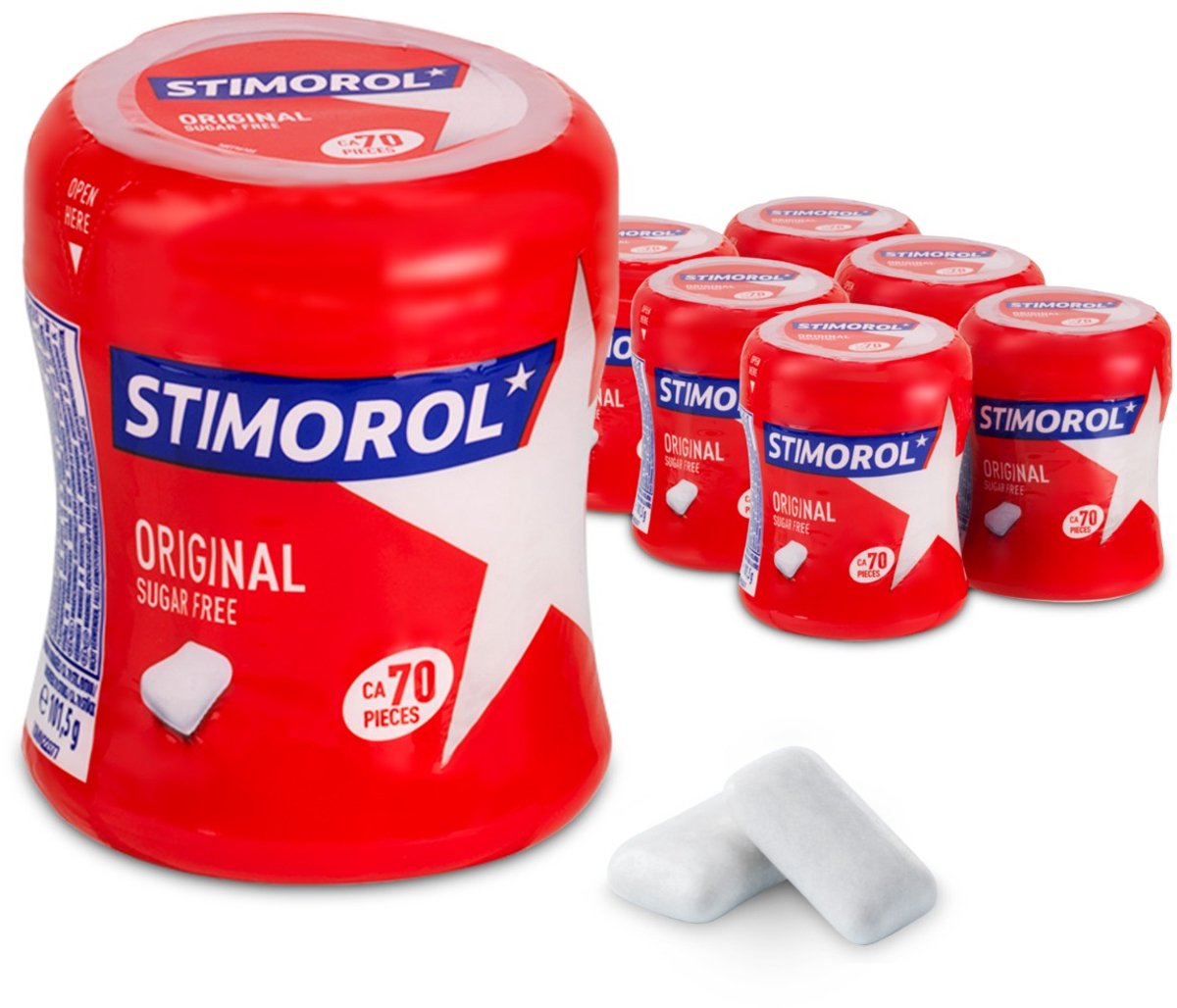 Stimorol | Original | Bottle | 6 stuks | 6 x 80g