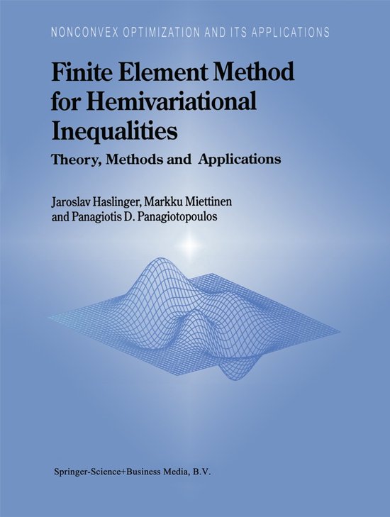 Finite Element Method for Hemivariational Inequalities - cover
