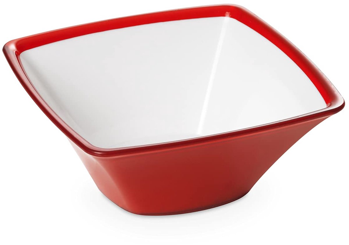 My Ninki ® Stijlvolle Moderne Saladeschaal van 1,3 Liter met Geometrisch Ontwerp en Breukbestendig Materiaal