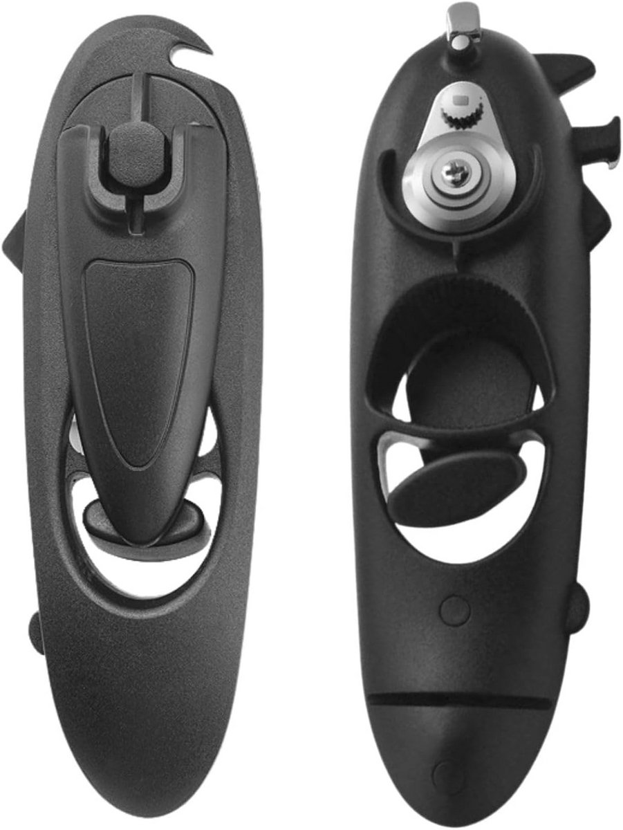 Handmatige Blikopener voor Senioren - Ergonomische Keukenhulp met Multifunctionele Flesopening