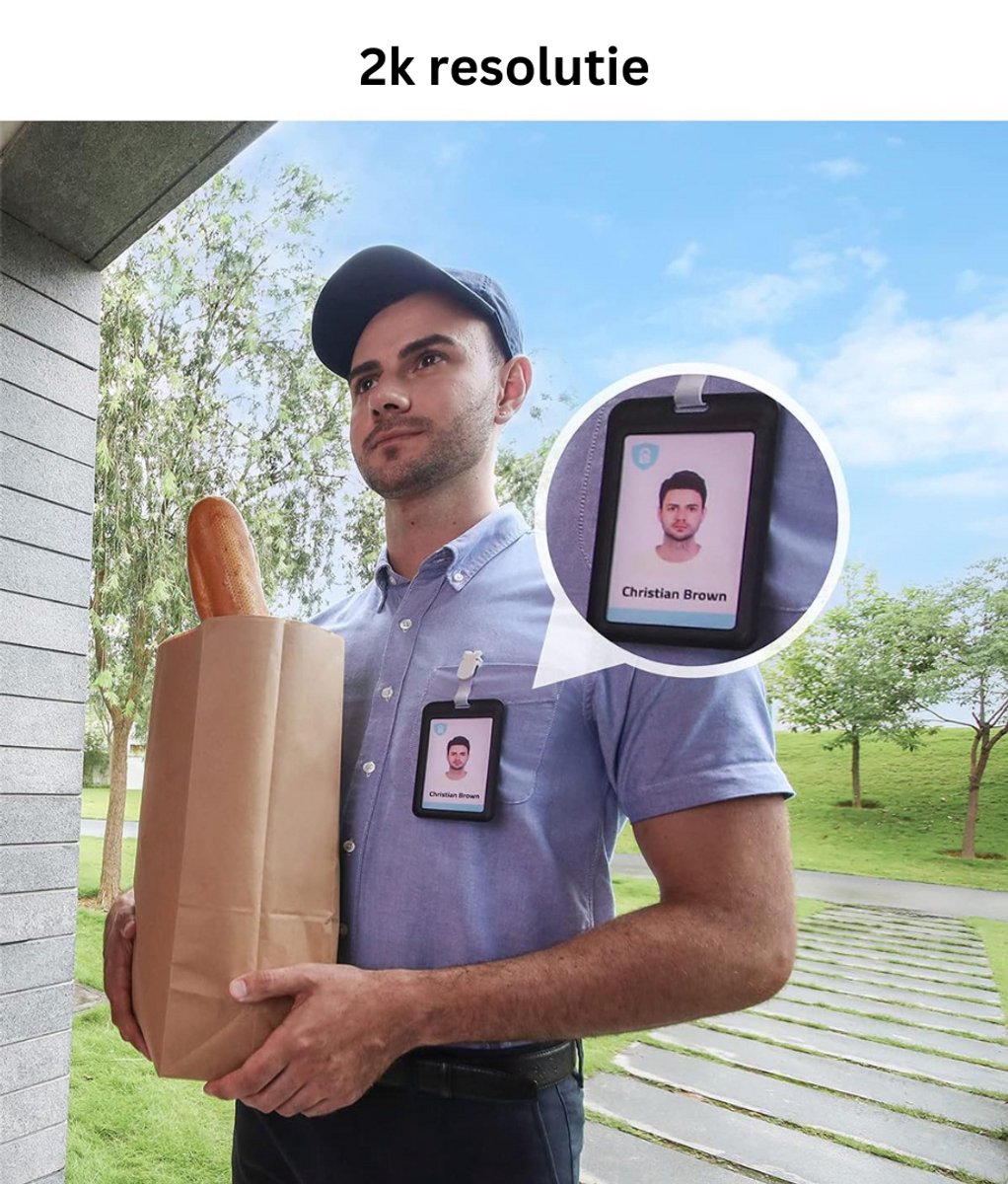 ApexArte Video Deurbel Draadloos met Camera - Full HD - afbeelding 3