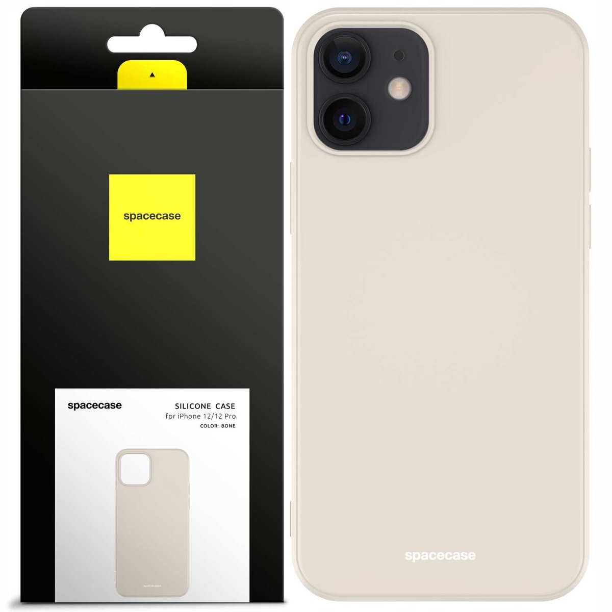 Spacecase Siliconen Hoesje Voor Iphone 12 12 Pro Bone Beige