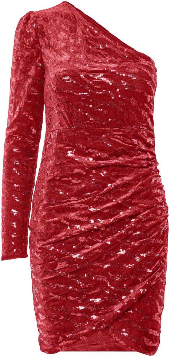 Pieces midi-jurk PCMABLE GLITTER
