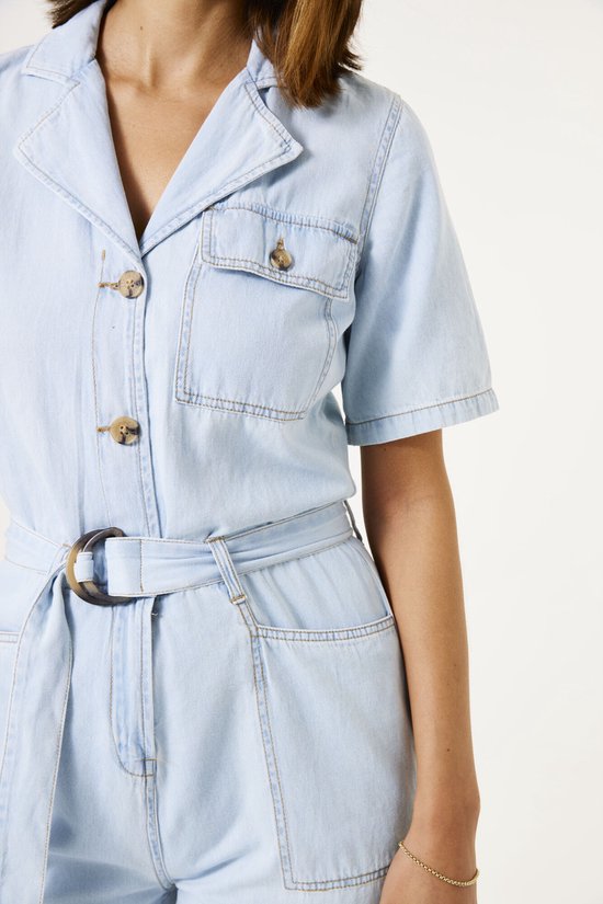 Combinaison GARCIA pour femme Blauw à manches courtes