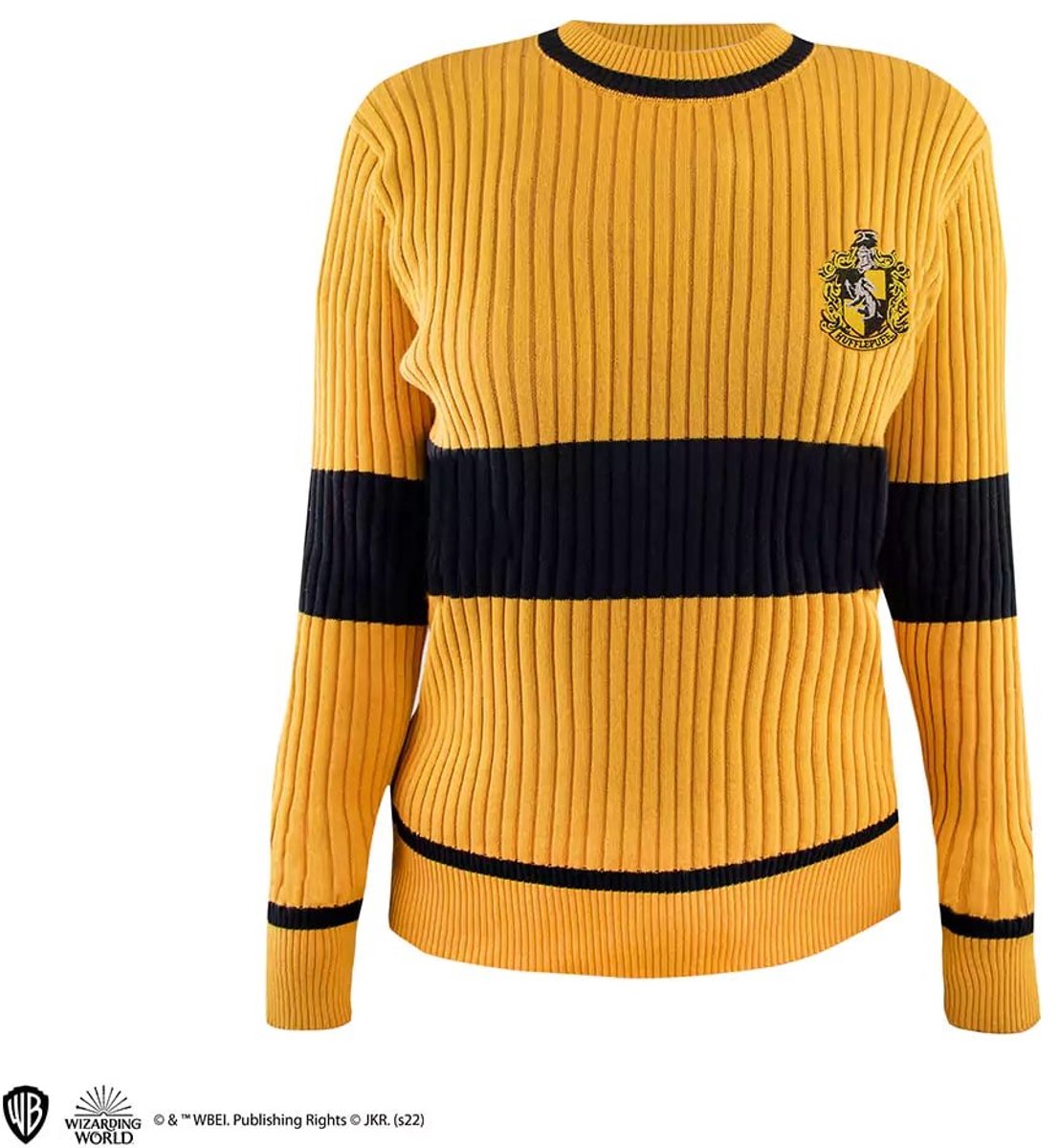 Cinereplicas Harry Potter - Hufflepuff / Huffelpuf Quidditch Sweater / Zwerkbal Trui / Trui - XL