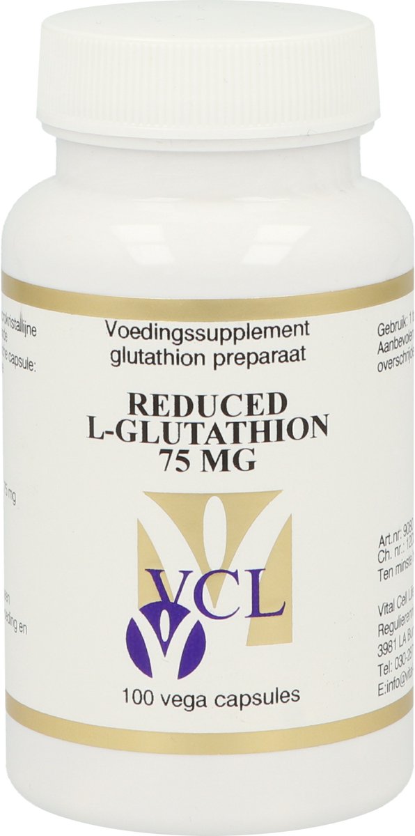 Vital Cell Life L Glutath 75 mg Capsules 100 st