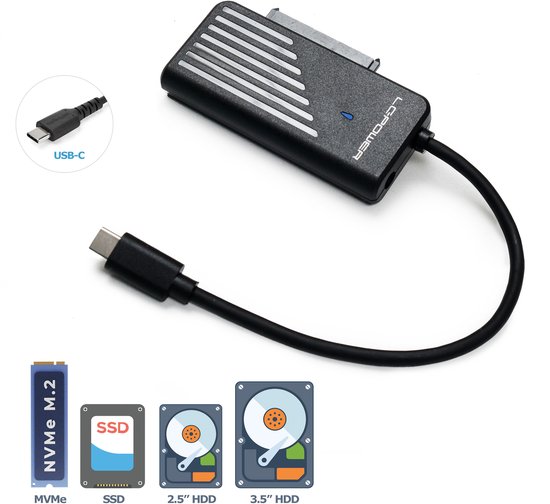 Dockingstations voor harde schijven - dual-protocol-dockingstation M.2 NVME 10 Gbps | SATA 5 Gbps, USB 3.1 Gen2 aansluiting voor M-Key | B M Key, harde schijf dockingstation voor 2230 2242 2260 2280