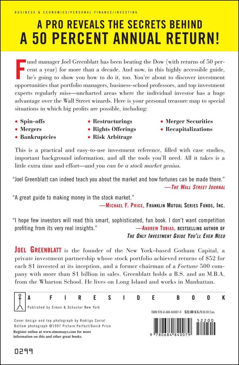 You Can be a Stock Market Genius - back cover