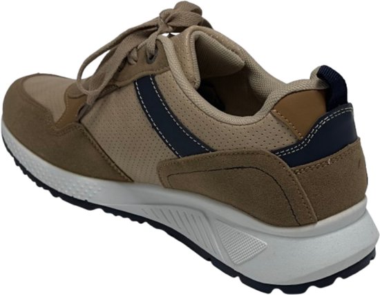 Elong500® - Heren Schoenen - Heren Sneakers - Lichtgewicht Heren Sneakers - Khaki - Maat 40