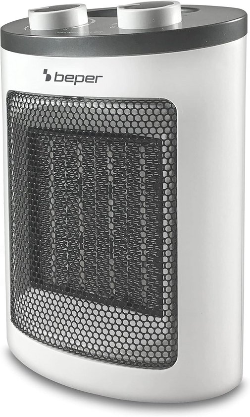 Keramische ventilatorkachel met laag vermogen, 1500W, elektrische kachel met hittebescherming