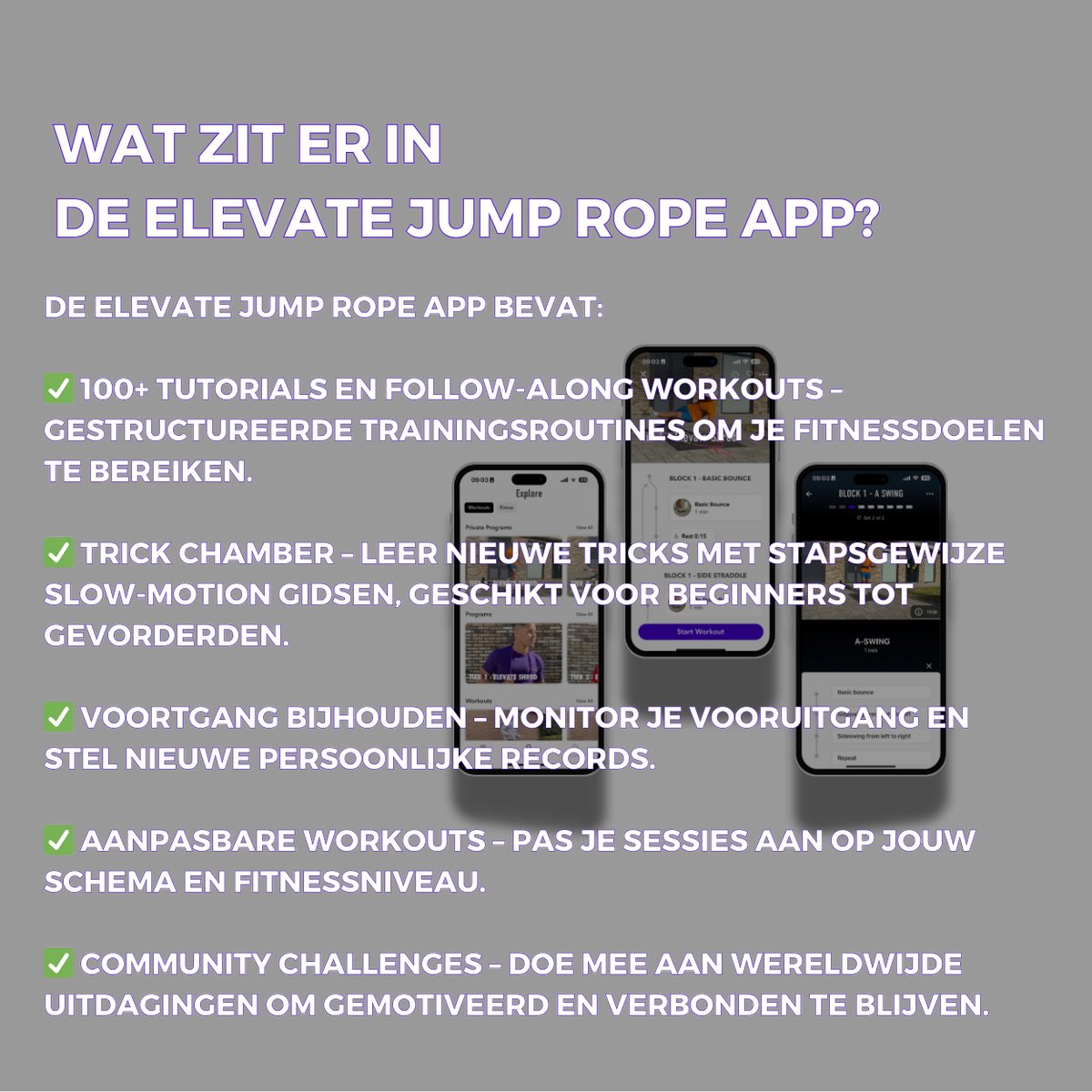 Professioneel Springtouw Van Elevate Rope - Verstelbare Speed Rope Voor Sport - Vechtsport - Conditietraining & Fitness - Duurzaam TPU Materiaal Voor Volwassen En Kinderen — afbeelding 9