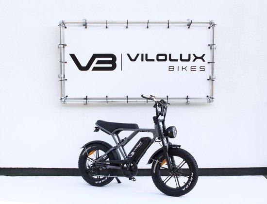 Vilolux® Fatbike electrisch - Fatbike H9 PRO - Legaal - Rijklaar - Niet opvoerbare fatbikes - 2 Jaar garantie - Telefoontasje - Hydraulische remmen - Alarm - Space Grey